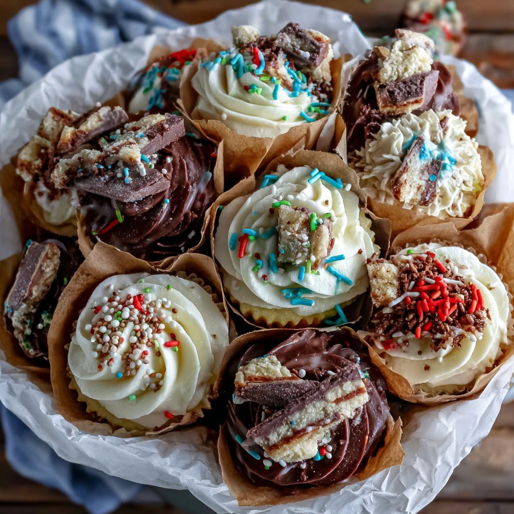 Graduation Themed Cupcake Bouquet