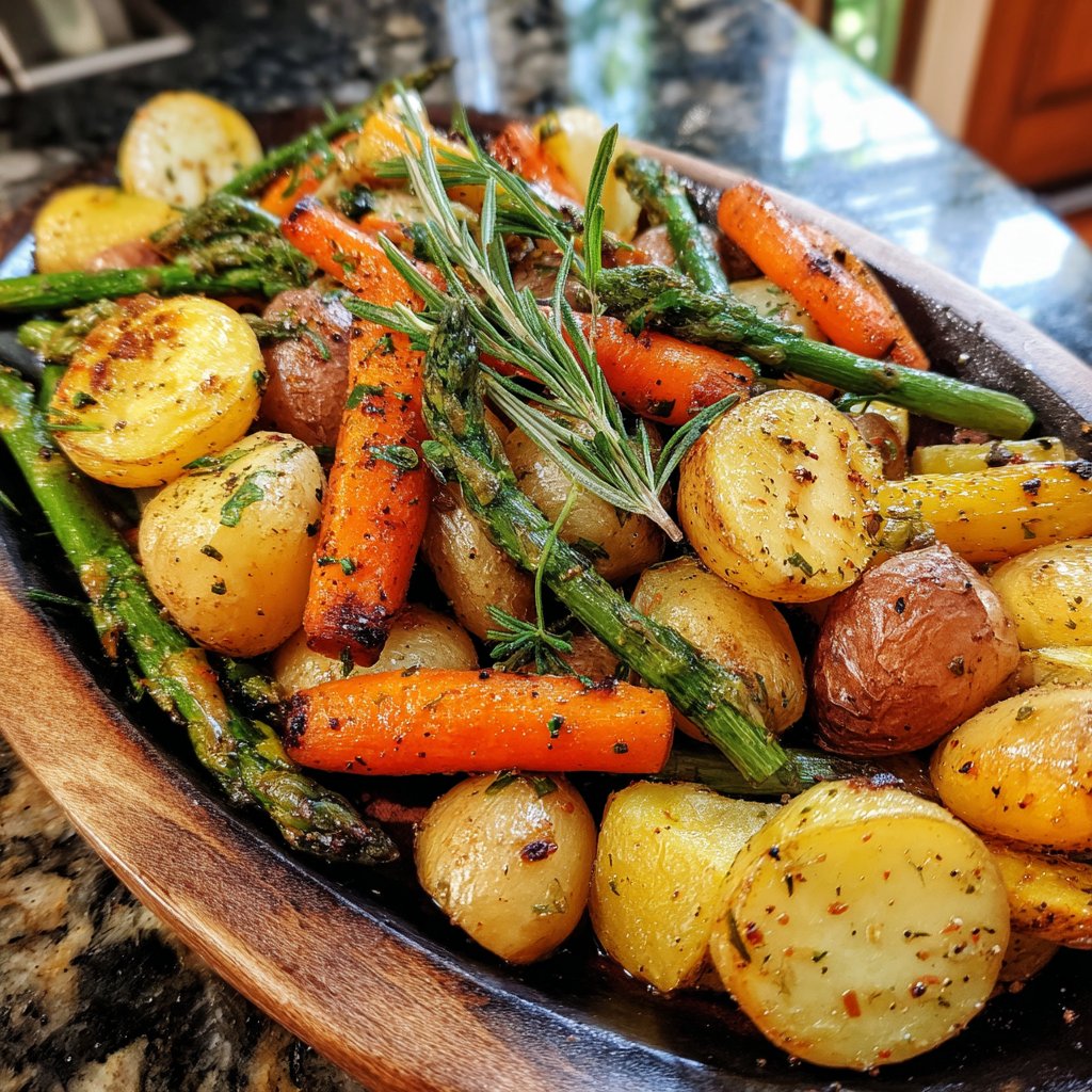 Herb-Roasted Spring Vegetable Medley