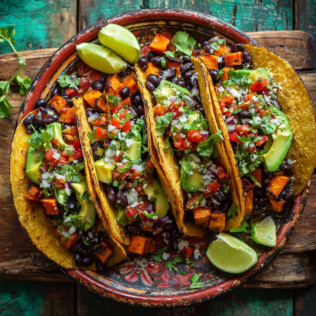 Bold Sweet Potato Black Bean Tacos
