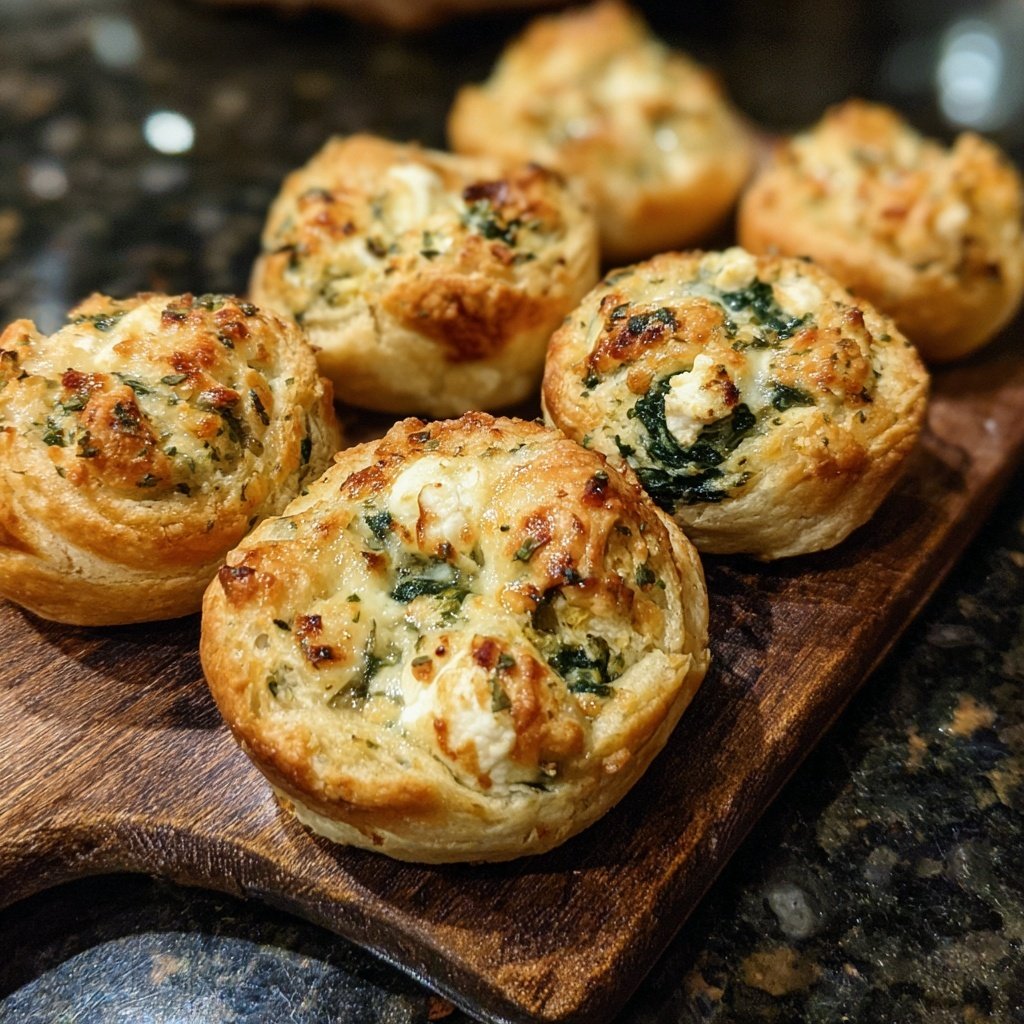 Savory Spinach and Cheese Bites