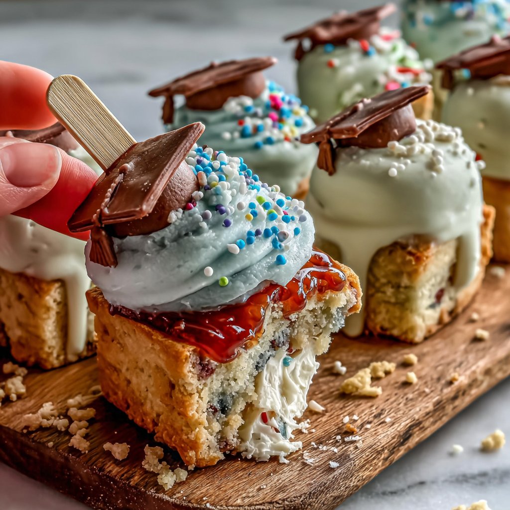 Whimsical Graduation Cookie Pops