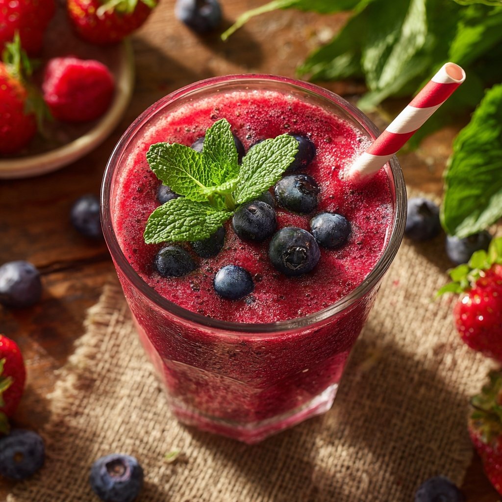 Bright Berry Banana Smoothie