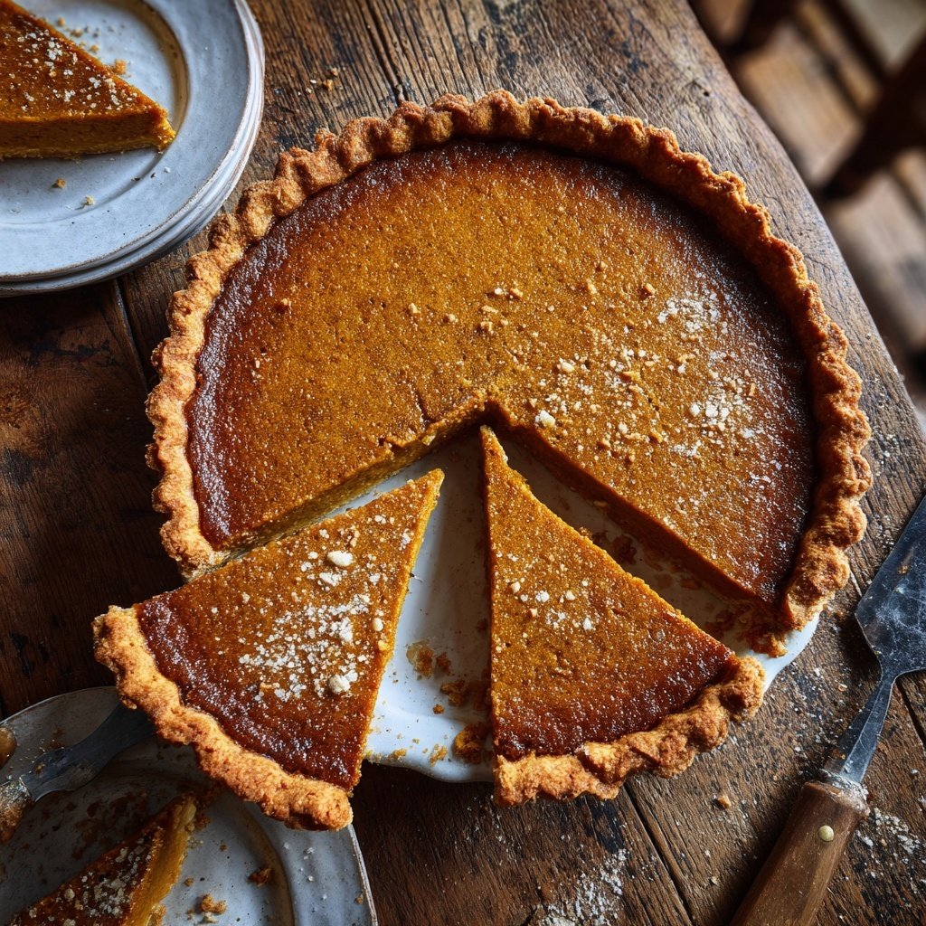 Festive Spiced Pumpkin Pie