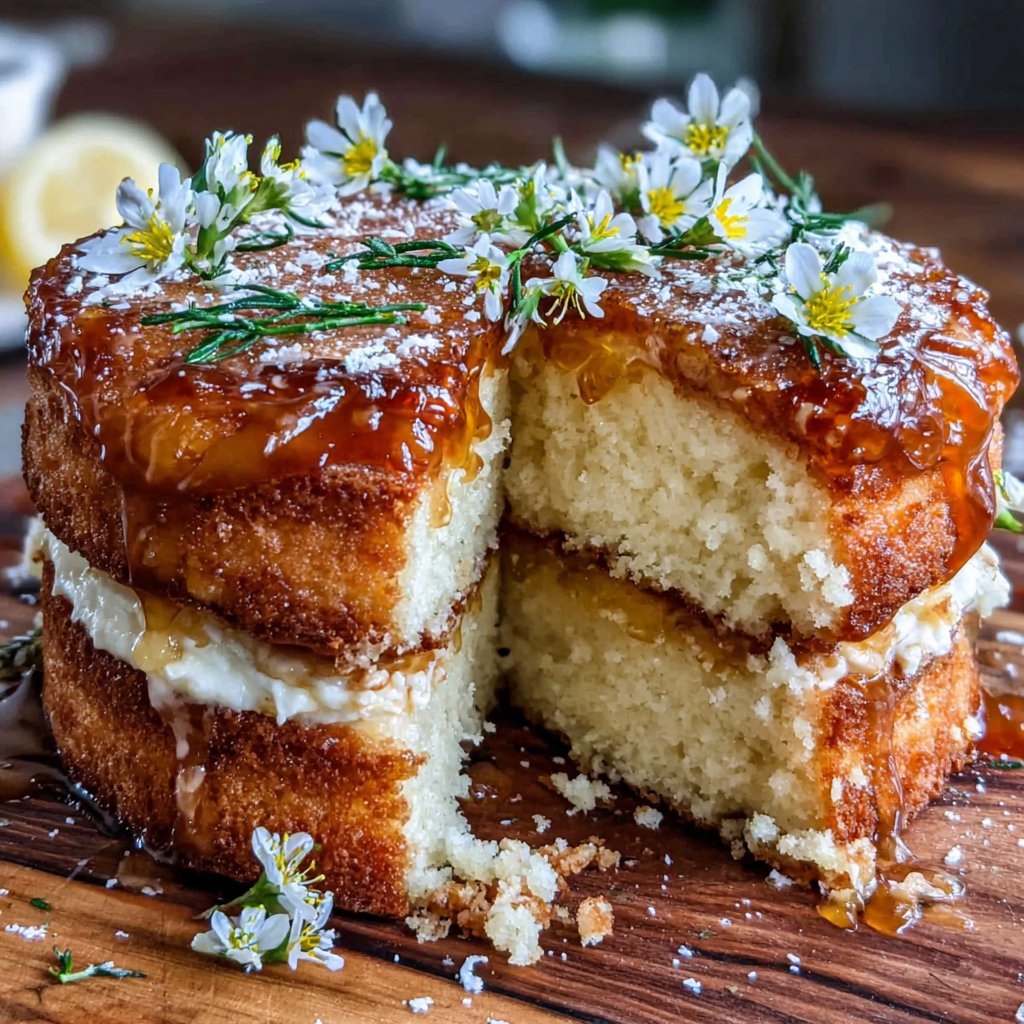 Classic Lemon Spring Cake