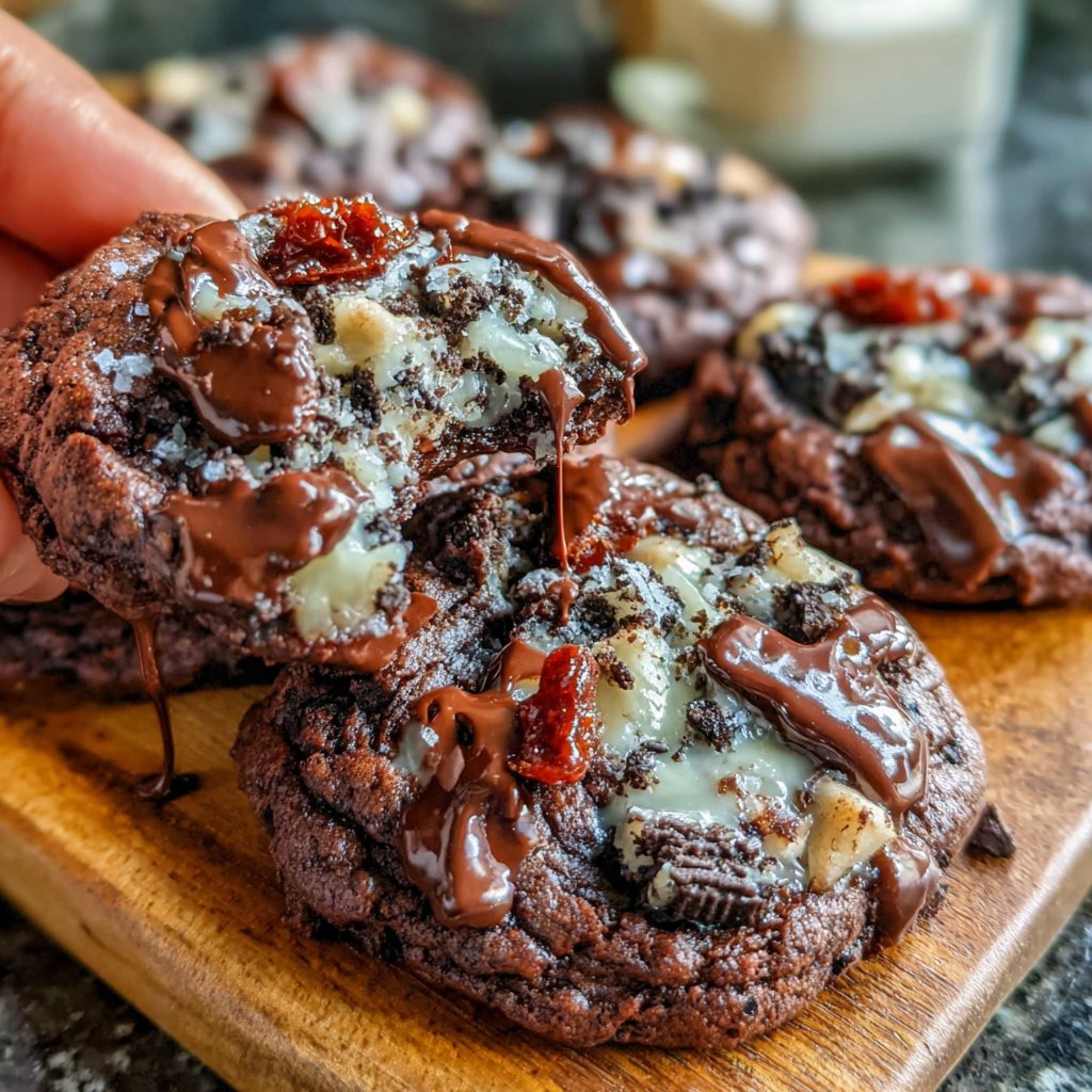 Barbecue Meatball Burger Stack