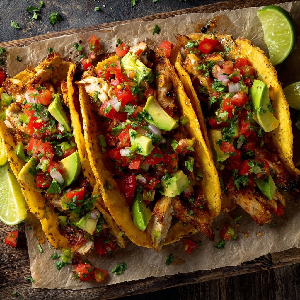 Global Mexican Chicken Tacos