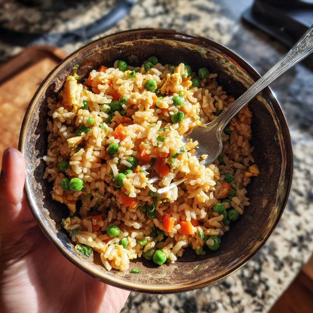 Quick 10 Minute Egg Fried Rice